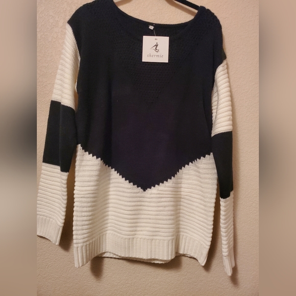 Shermie Fine Knitted loose Sweater size S - Picture 2 of 10